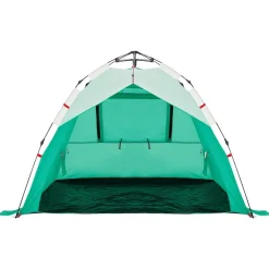 vidaXL Tienda de playa 3 personas impermeable apertura rápida verde Verde mar Clearance