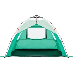 vidaXL Tienda de playa 3 personas impermeable apertura rápida verde Verde mar Clearance