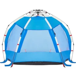 vidaXL Tienda de playa 2 personas impermeable apertura rápida azul Azul celeste Clearance