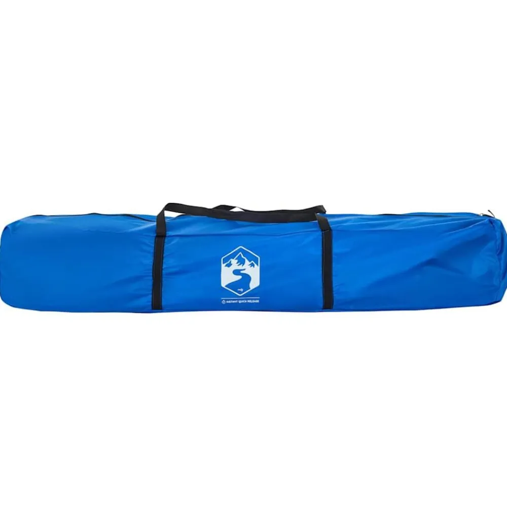 vidaXL Tienda de playa 4 personas impermeable apertura rápida azul Azul celeste Clearance