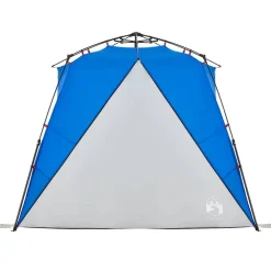 vidaXL Tienda de playa 4 personas impermeable apertura rápida azul Azul celeste Clearance