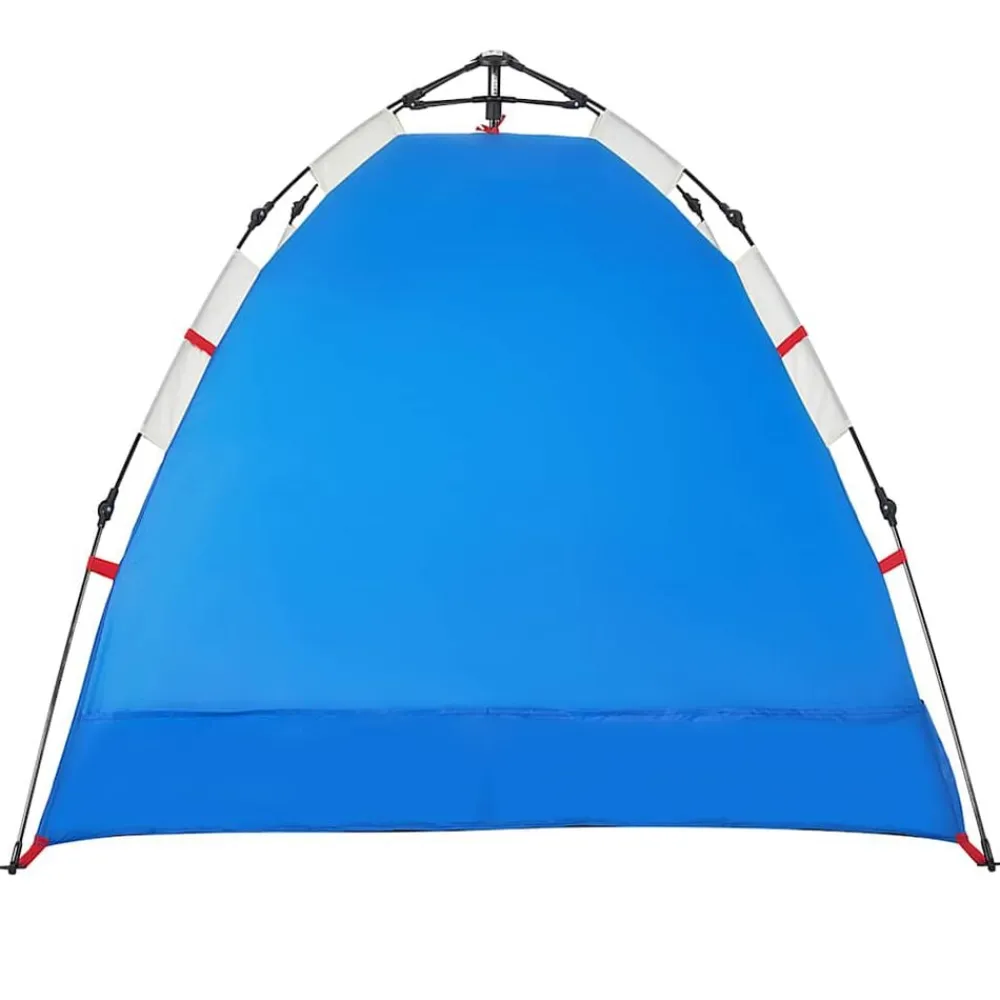 vidaXL Tienda de playa 2 personas impermeable apertura rápida azul Azul celeste Discount