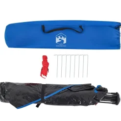 vidaXL Actividades Al Aire Libre-Tienda de playa 2 personas impermeable apertura rápida azul