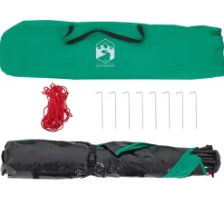 vidaXL Tienda de playa 2 personas impermeable apertura rápida verde Verde mar Online