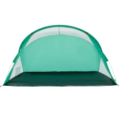 vidaXL Actividades Al Aire Libre-Tienda de playa 2 personas impermeable apertura rápida verde