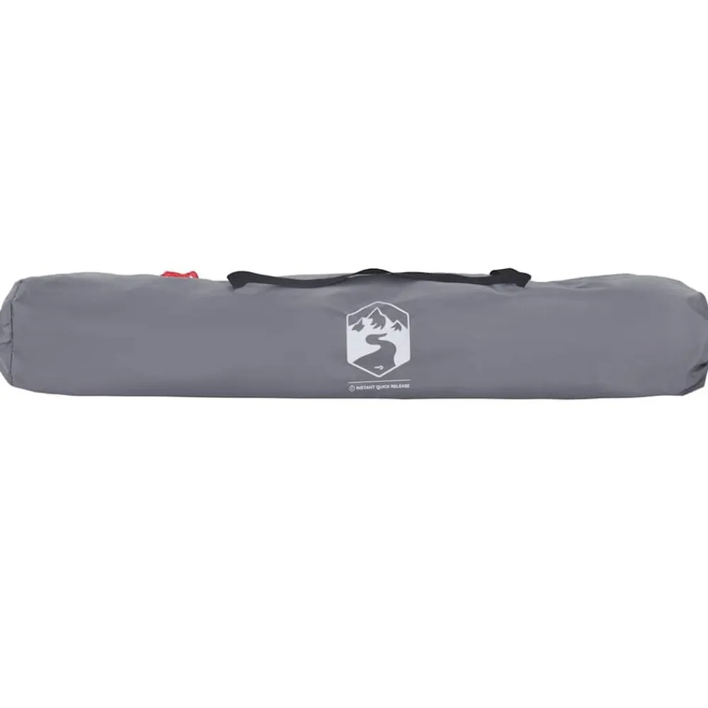 vidaXL Tienda de playa 2 personas impermeable apertura rápida Gris Clearance