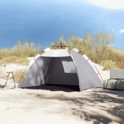 vidaXL Actividades Al Aire Libre-Tienda de playa 2 personas impermeable apertura rápida