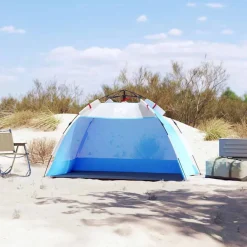vidaXL Actividades Al Aire Libre-Tienda de playa 2 personas impermeable apertura rápida