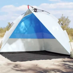 vidaXL Tienda de playa impermeable apertura rápida Azul celeste Best