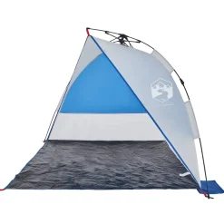 vidaXL Tienda de playa impermeable apertura rápida Azul celeste Best