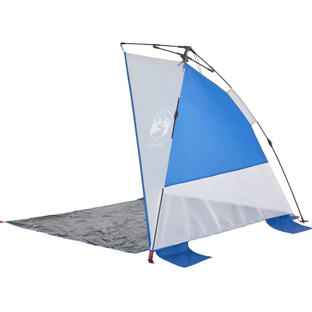 vidaXL Tienda de playa impermeable apertura rápida Azul celeste Best