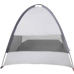 vidaXL Tienda de playa para 3 personas impermeable Gris