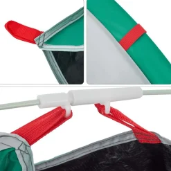 vidaXL Tienda de playa pop-up impermeable agua Verde