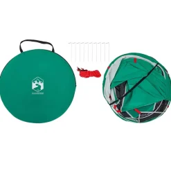 vidaXL Tienda de playa pop-up impermeable agua Verde