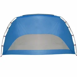 vidaXL Actividades Al Aire Libre-Tienda de playa 185T poliéster celeste 274x178x170/148 cm