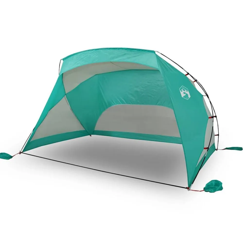 vidaXL Actividades Al Aire Libre-Tienda de playa 185T poliéster agua 274x178x170/148 cm
