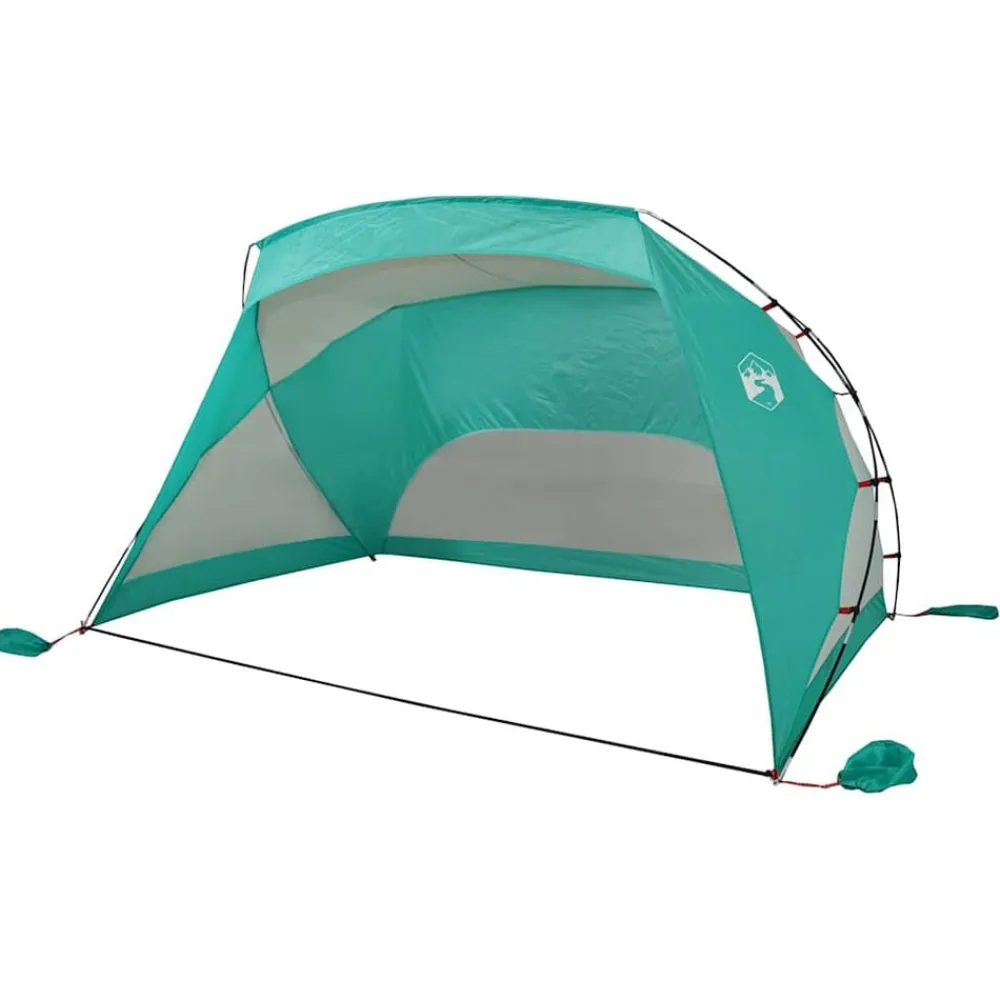 vidaXL Actividades Al Aire Libre-Tienda de playa 185T poliéster agua 274x178x170/148 cm