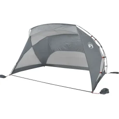 vidaXL Tienda de playa 185T poliéster 274x178x170/148 cm Gris Best