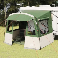 vidaXL Tienda de portón trasero para Caravana 352 x 250 x 240 cm Verde New