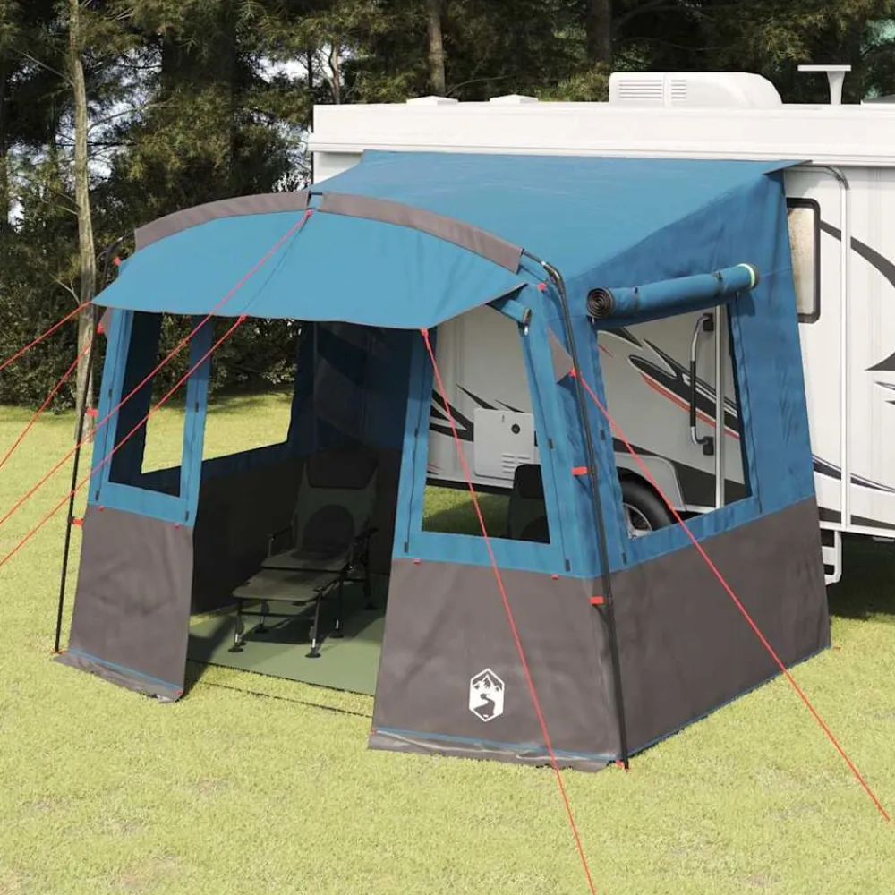 vidaXL Actividades Al Aire Libre-Tienda de portón trasero para Caravana 352 x 250 x 240 cm
