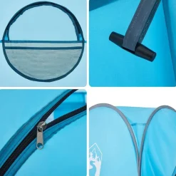 vidaXL Actividades Al Aire Libre-Tienda de privacidad pop-up impermeable