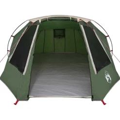vidaXL Tienda de túnel para 3 personas y 328 x 228 x 115 cm Verde New