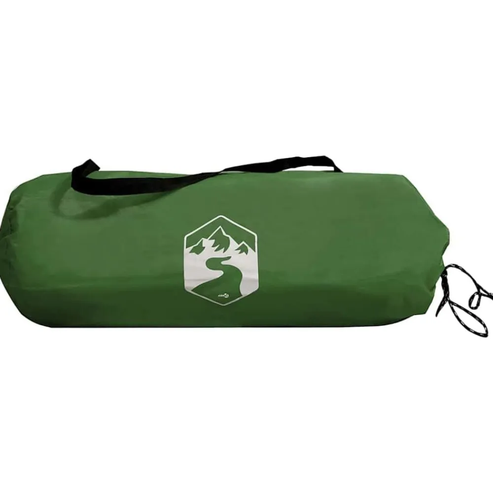 vidaXL Tienda de túnel para 3 personas y 328 x 228 x 115 cm Verde New