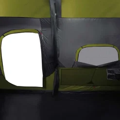 vidaXL Tienda familiar 9 personas impermeable apertura rápida Verde Hot