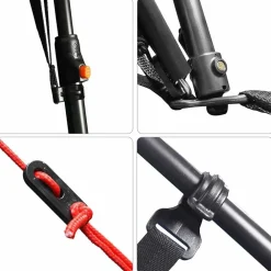 vidaXL Actividades Al Aire Libre-Tienda familiar 9 personas impermeable apertura rápida gris