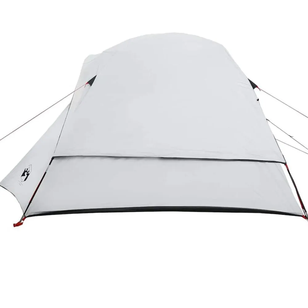 vidaXL Tienda familiar 6 personas tela opaca impermeable blanca Blanco opaco Online