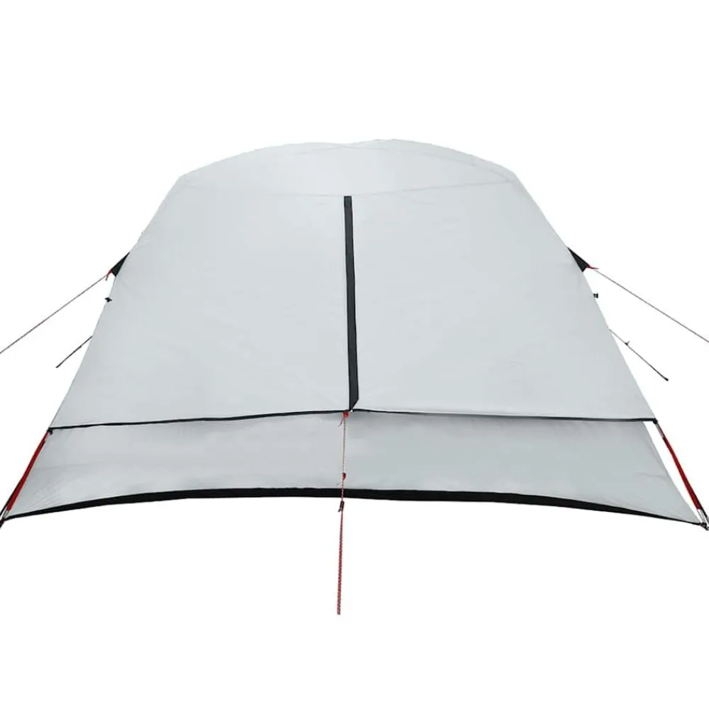 vidaXL Tienda familiar 6 personas tela opaca impermeable blanca Blanco opaco Online