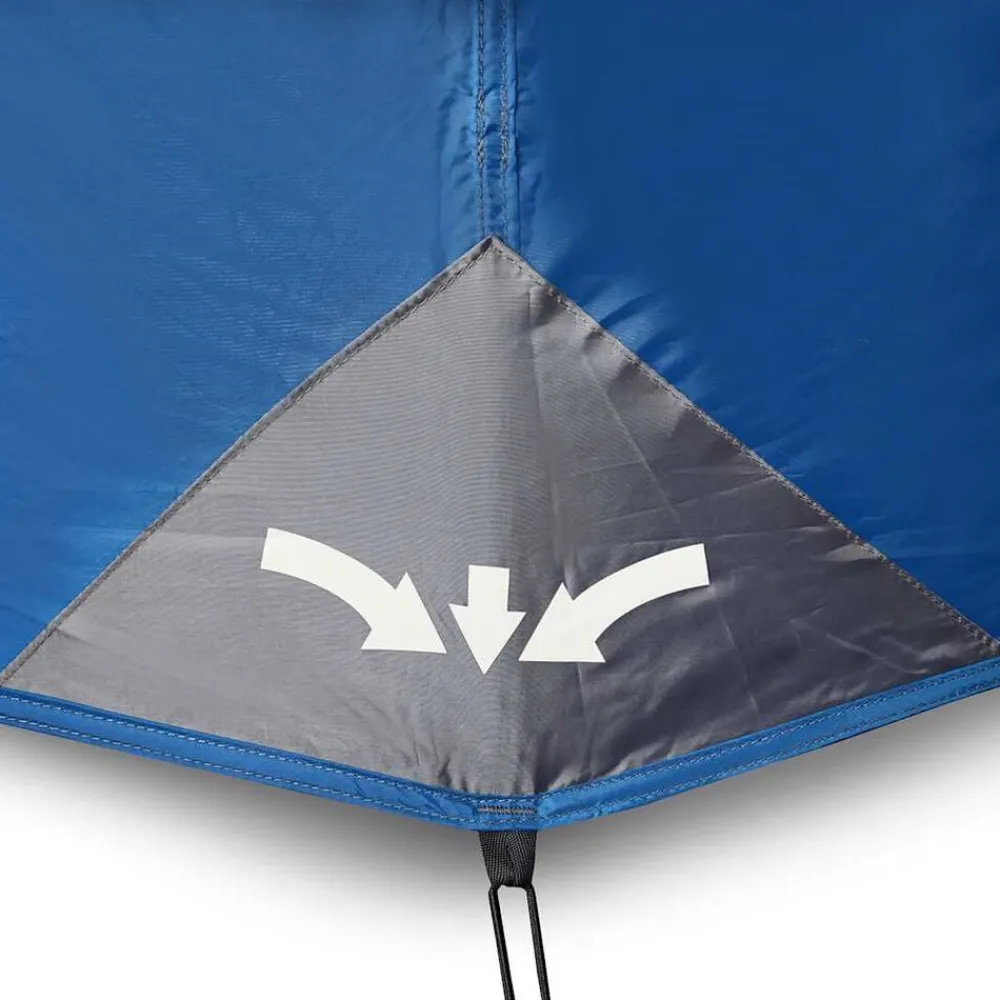 vidaXL Actividades Al Aire Libre-Tienda familiar 9 personas impermeable apertura rápida