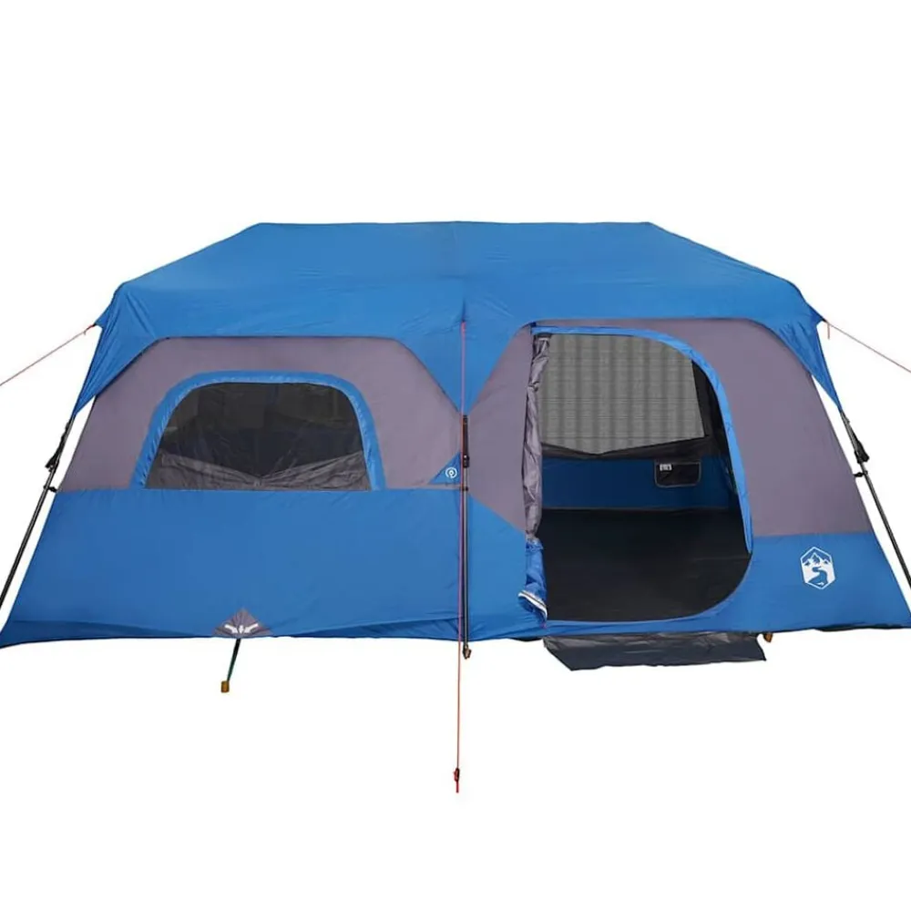 vidaXL Actividades Al Aire Libre-Tienda familiar 9 personas impermeable apertura rápida