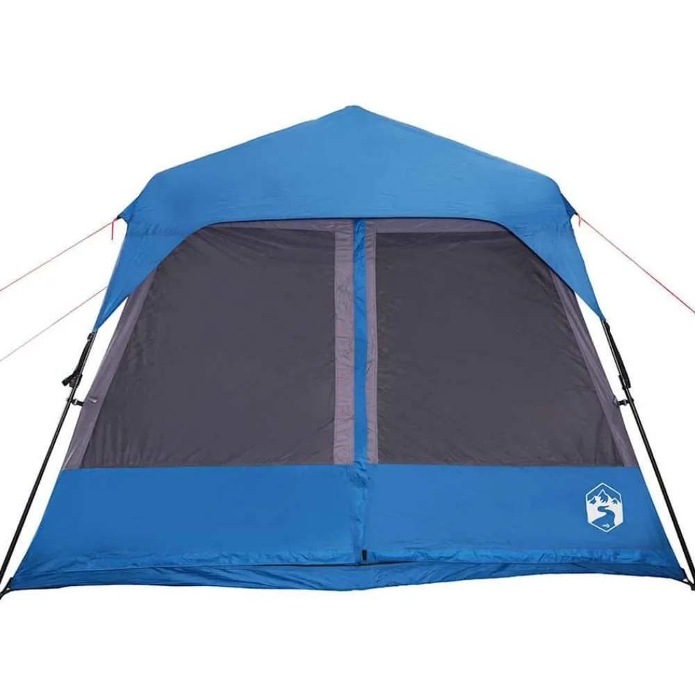vidaXL Actividades Al Aire Libre-Tienda familiar 9 personas impermeable apertura rápida