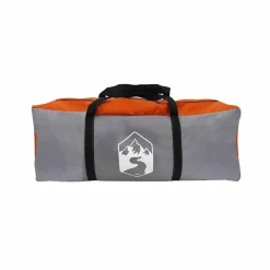 vidaXL Tienda Familiar con techo 576 x 325 x 213 cm Gris y naranja Discount