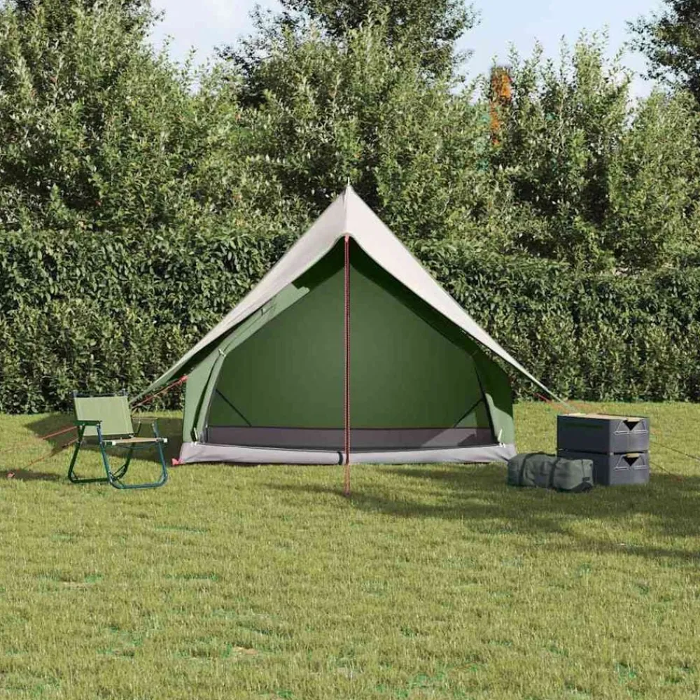 vidaXL Actividades Al Aire Libre-Tienda Familiar con techo y 315 x 286 x 200 cm