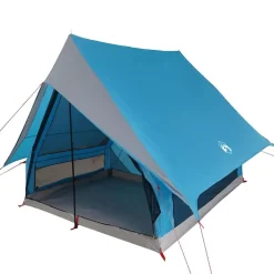 vidaXL Actividades Al Aire Libre-Tienda Familiar con techo y gris 315 x 286 x 200 cm