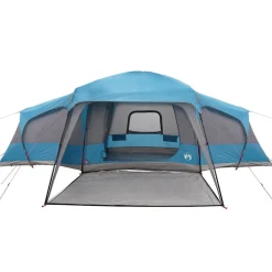 vidaXL Actividades Al Aire Libre-Tienda familiar con porche 9 personas impermeable