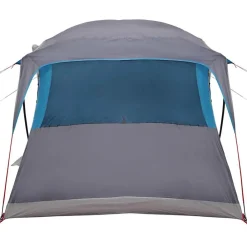 vidaXL Tienda Familiar con techo y gris 435 x 255 x 216 cm Azul Sale