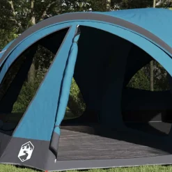 vidaXL Tienda Familiar para 10 Personas y gris 460 x 430 x 214 cm Azul Outlet