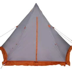 vidaXL Actividades Al Aire Libre-Tienda familiar tipi para 6 personas impermeable naranja