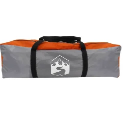 vidaXL Tienda familiar tipi para 7 personas impermeable Gris y naranja Best