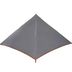 vidaXL Tienda familiar tipi para 7 personas impermeable Gris y naranja Best