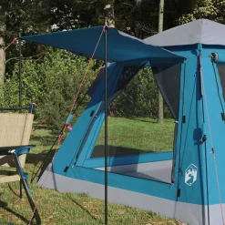 vidaXL Actividades Al Aire Libre-Tienda Instantánea con Lluvias para 3 Personas de Liberación Rápida