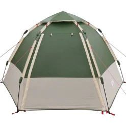 vidaXL Actividades Al Aire Libre-Tienda Instantánea con Cubierta de Lluvia para 4 Personas con Liberación Rápida