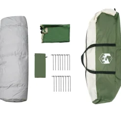 vidaXL Actividades Al Aire Libre-Tienda Instantánea con Cubierta de Lluvia para 4 Personas con Liberación Rápida