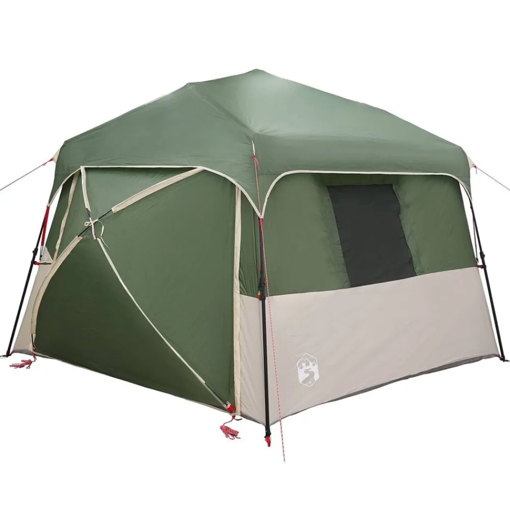 vidaXL Actividades Al Aire Libre-Tienda instantánea con mosquitera para 12 personas de liberación rápida