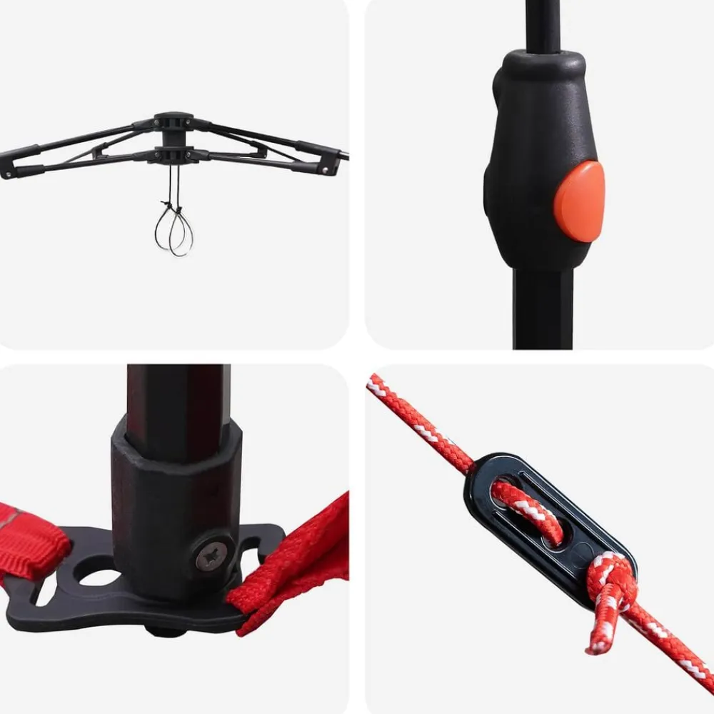 vidaXL Tienda Instantánea 2 Personas Liberación Rápida con techo Verde Hot