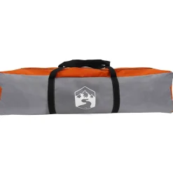 vidaXL Tienda Instantánea con Lluvias para 3 Personas de Liberación Rápida Gris y naranja Best