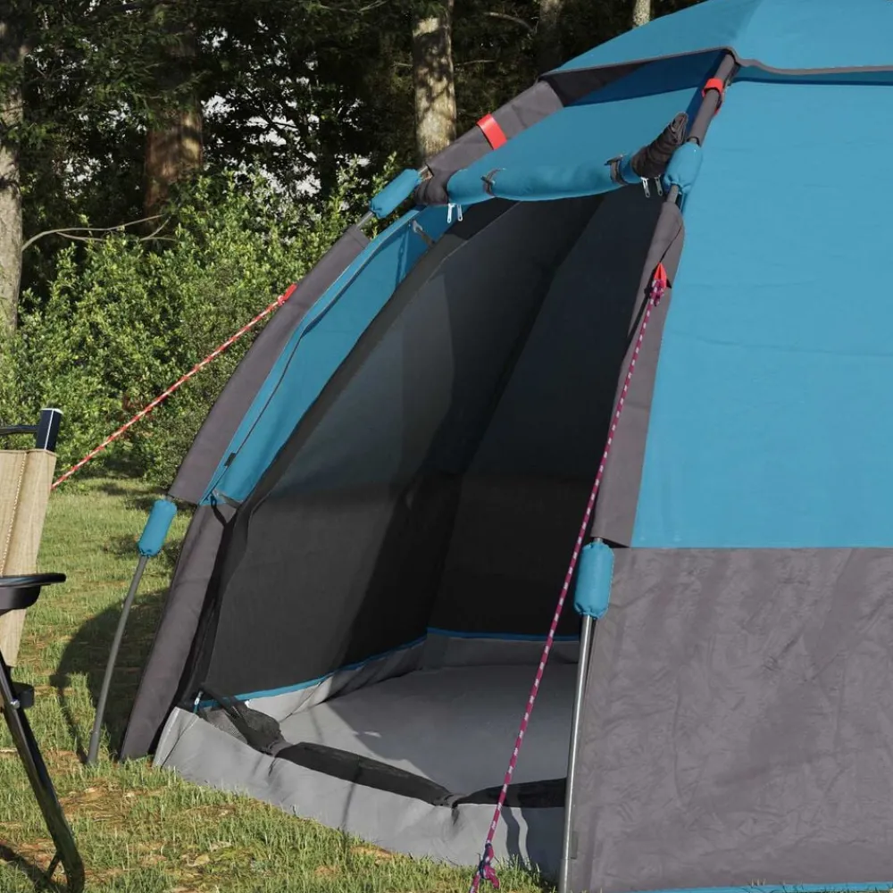 vidaXL Actividades Al Aire Libre-Tienda Instantánea con Cubierta de Lluvia para 4 Personas con Liberación Rápida